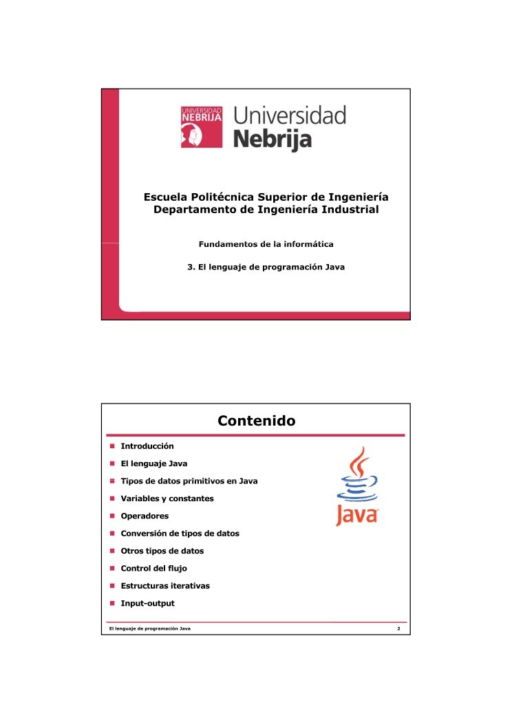Imágen de pdf 3 El lenguaje de programación Java - Fundamentos de la informática